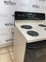 Ge Used Electric Stove 220volts (40/50 AMP) 30inches {no cord} (Bisque/Black) 