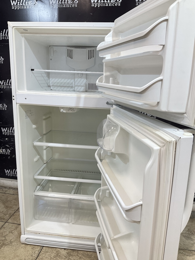Frigidaire Used Refrigerator Top and Bottom 30x66 (white) 