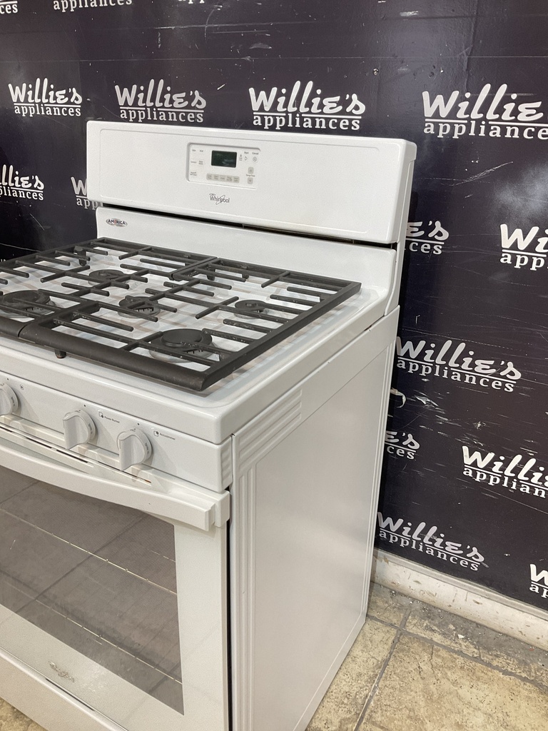 Whirlpool Used Natural Gas Stove 30inches (white) 