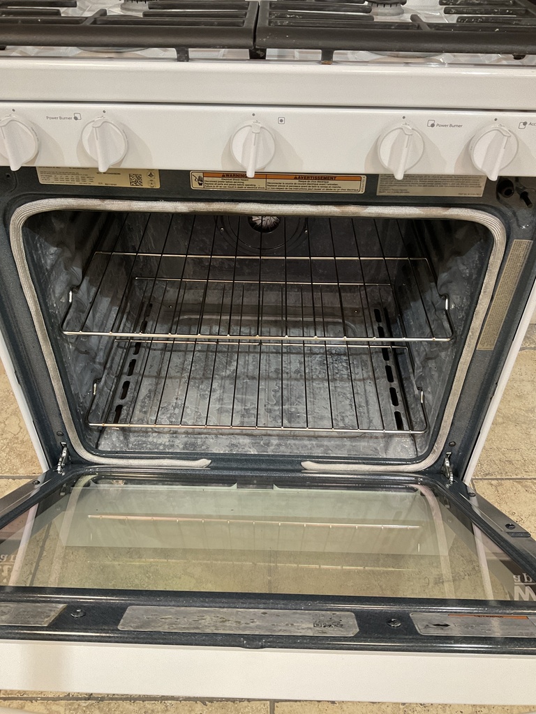 Whirlpool Used Natural Gas Stove 30inches (white) 