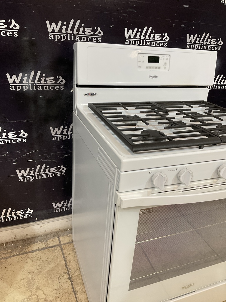 Whirlpool Used Natural Gas Stove 30inches (white) 