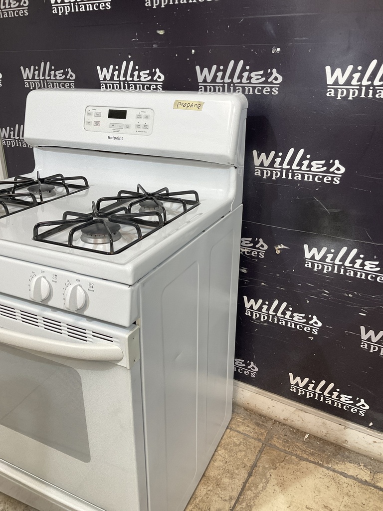 Hotpoint Used Gas Propane Stove 30inches (White) 