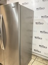 Whirlpool Used Refrigerator Side by Side 33x67 (Stainless Steel) 