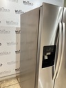 Whirlpool Used Refrigerator Side by Side 33x67 (Stainless Steel) 
