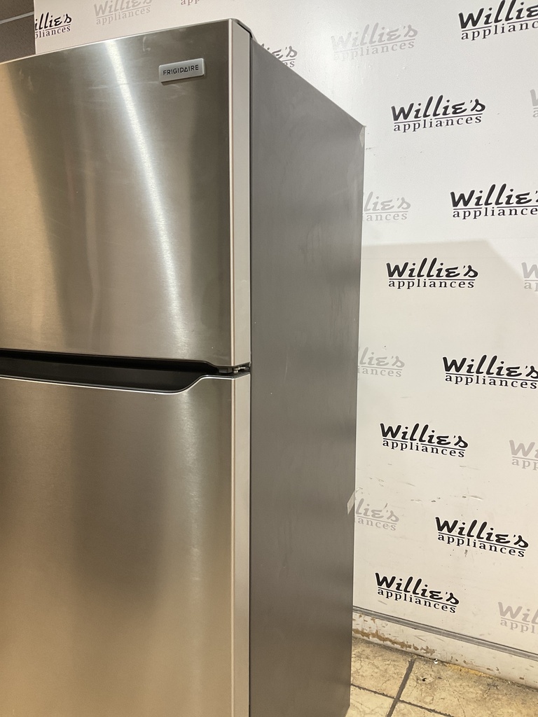 Frigidaire Used Refrigerator Top and Bottom 30x66 (Stainless Steel) 