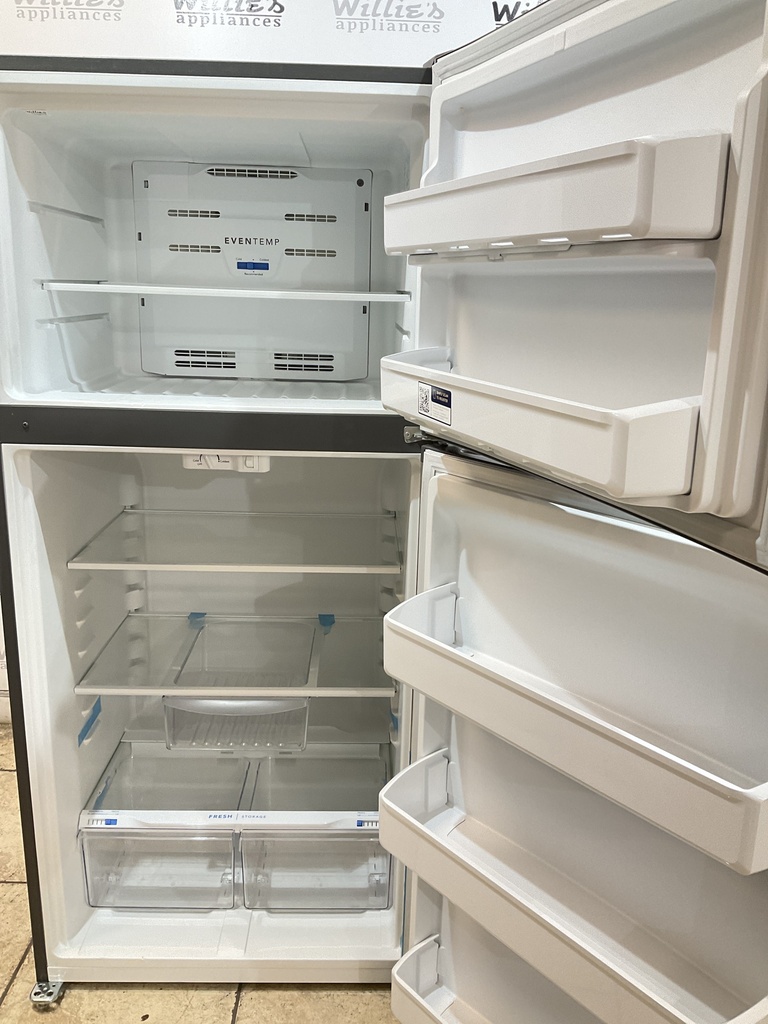 Frigidaire Used Refrigerator Top and Bottom 30x66 (Stainless Steel) 