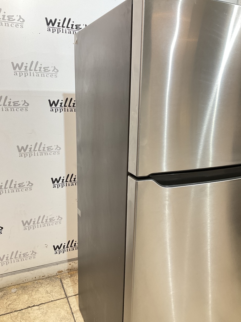 Frigidaire Used Refrigerator Top and Bottom 30x66 (Stainless Steel) 