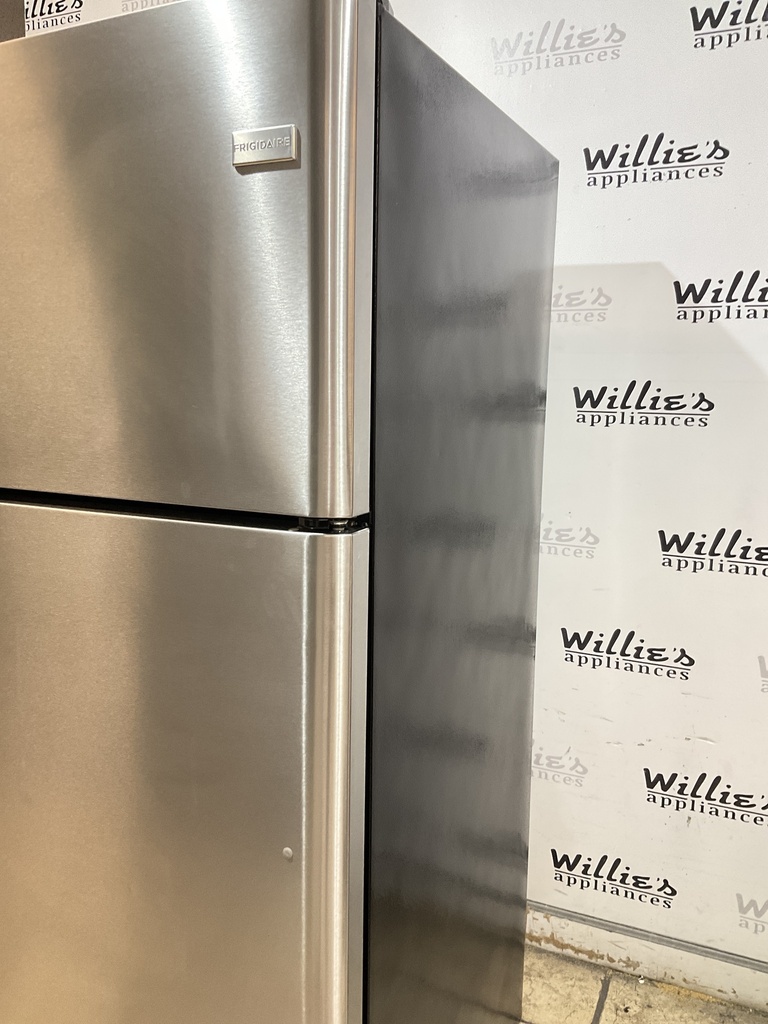 Frigidaire Used Refrigerator Top and Bottom 30x69 (Stainless Steel) 