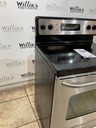 Ge Used Electric Stove 220volts (40/50 AMP) 30inches {no cord} (Stainless steel) 