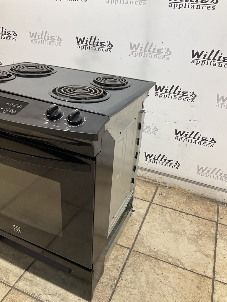 Kenmore Used Electric Stove 220volts (40/50 AMP) 30inches {3 prong} (Black) 
