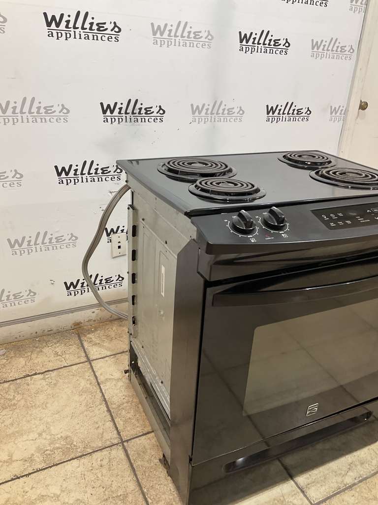 Kenmore Used Electric Stove 220volts (40/50 AMP) 30inches {3 prong} (Black) 