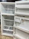 Ge Used Refrigerator Top and Bottom 28x64 (white) 