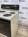 Ge Used Electric Stove 2220volts (40/50 AMP) 30inches {no cord} (Bisque/Black) 
