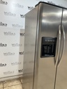 Frigidaire Used Refrigerator Side by Side Counter Depth 36 1/2” x 69 1/2” (Stainless Steel) 