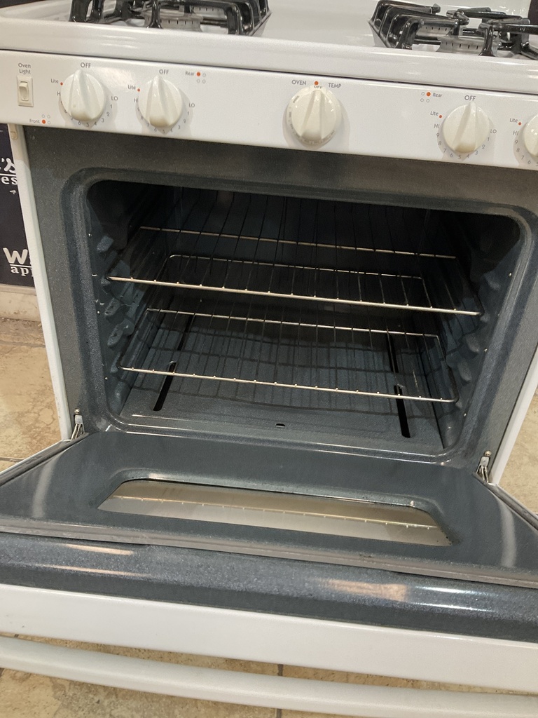 Hotpoint Used Natural Gas Stove 30inches (White) 