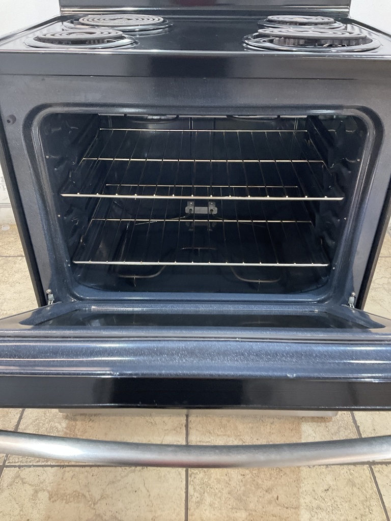 Ge Used Electric Stove 30inches {3 prong} (Stainless Steel) 