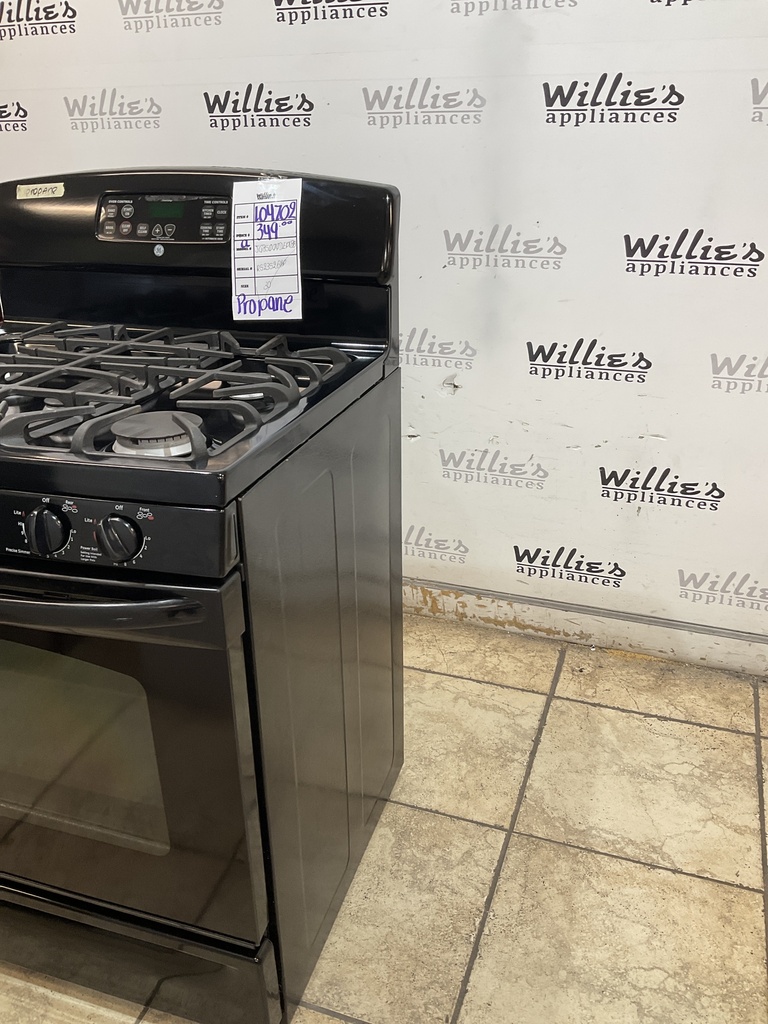 Ge Used Gas Propane Stove 30inches (Black) 