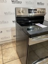 Frigidaire Used Electric Stove 220volts (40/50 AMP) 30inches {no cord} (Stainless steel) 
