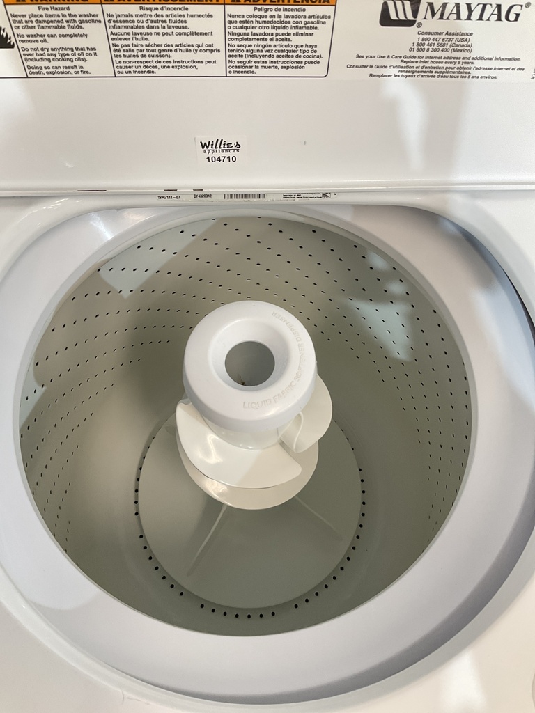 Maytag Used Washer Top-load 27inches 