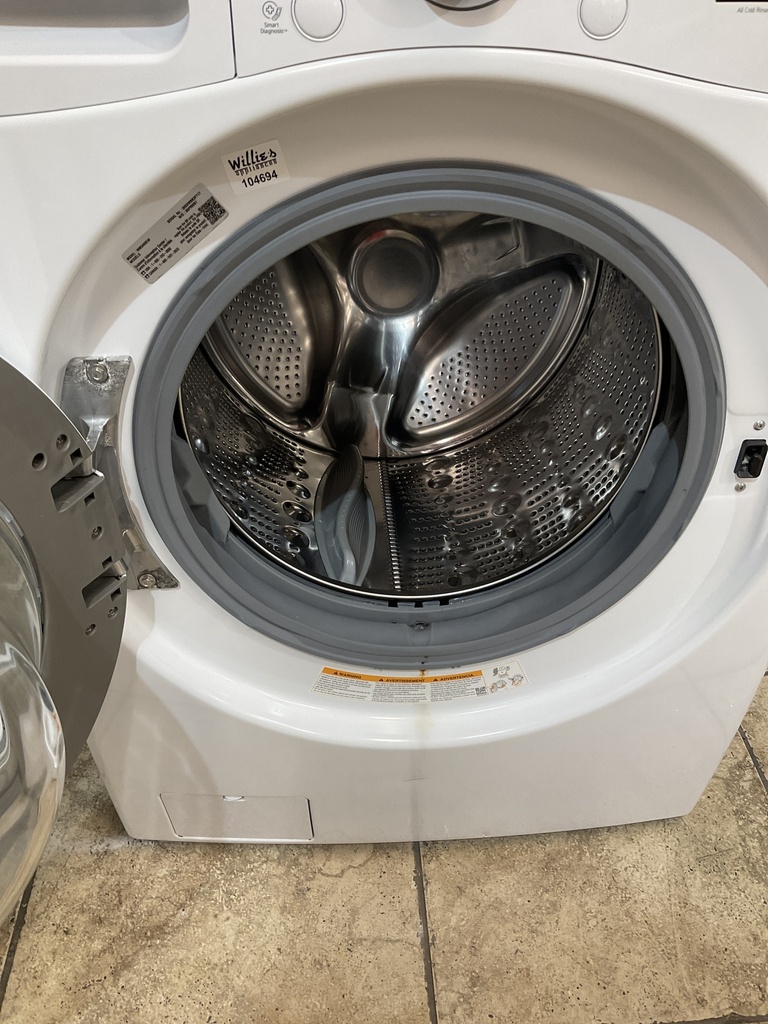 Lg Used Washer Front-load 27inches (white) 