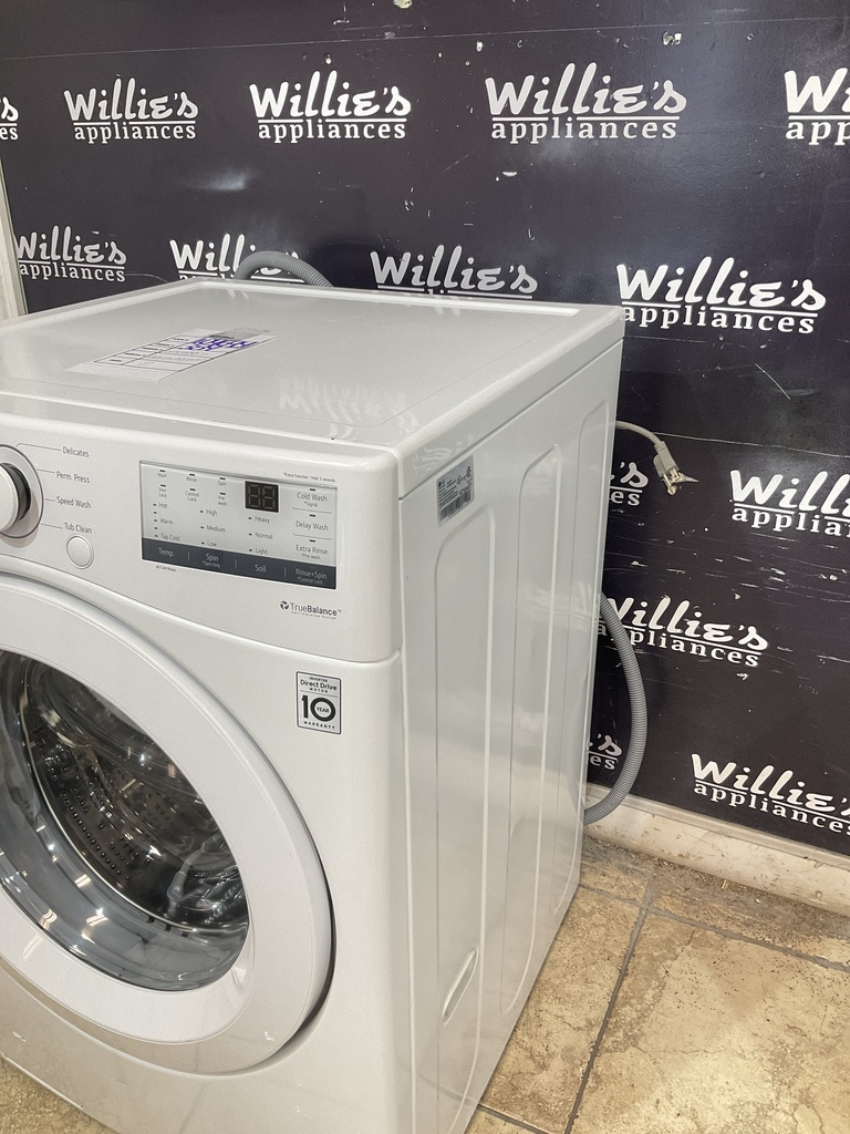 Lg Used Washer Front-load 27inches (white) 