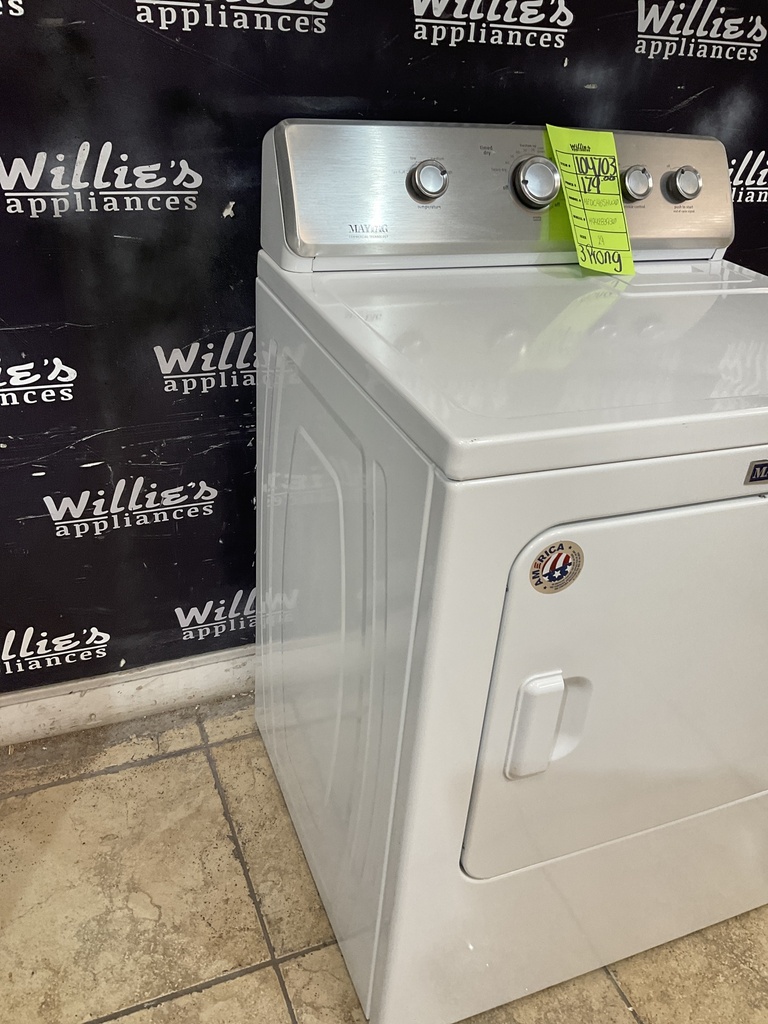 Maytag Used Electric Dryer 220volts (30 AMP) 29inches {3 prong} 
