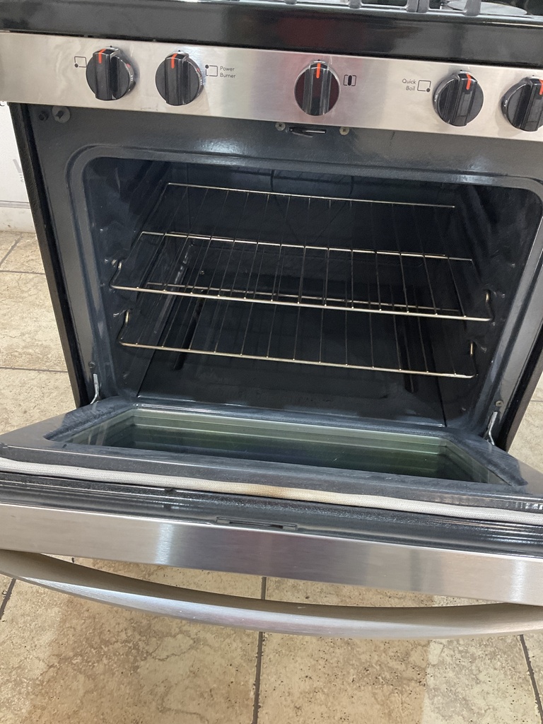 Frigidaire Used Natural Gas Stove 30inches (stainless steel) 
