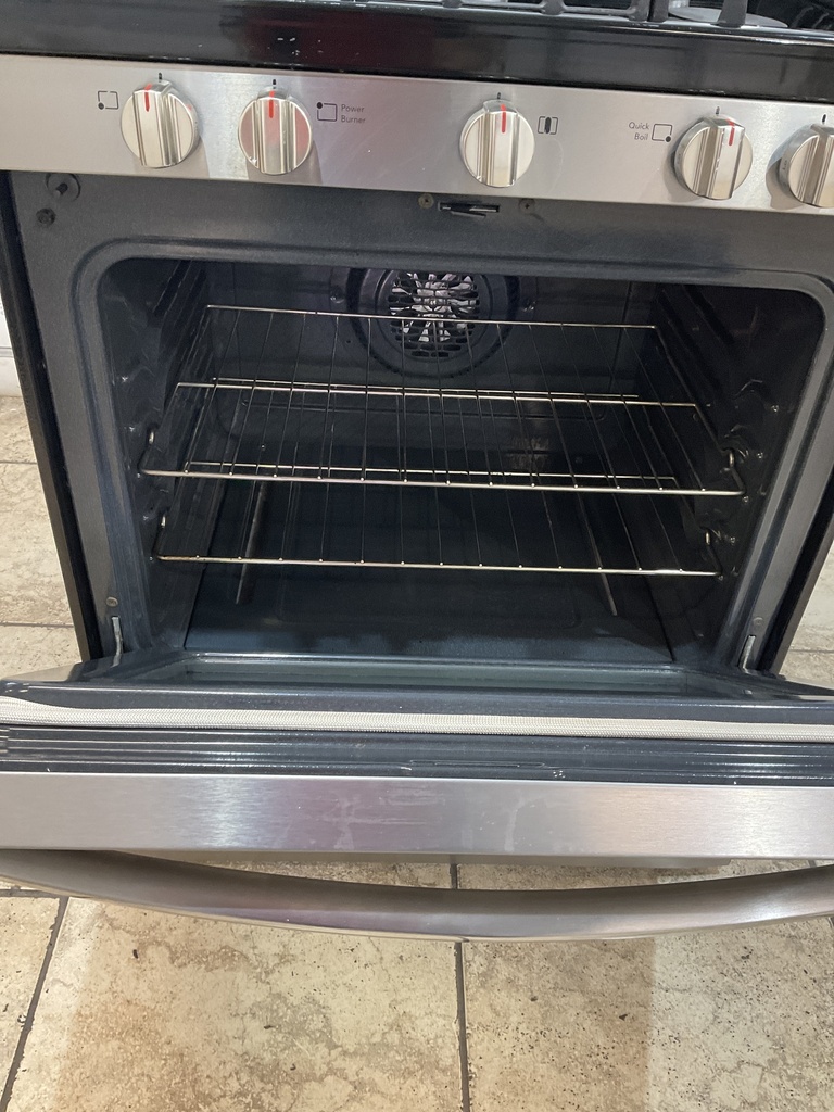 Frigidaire Used Natural Gas Stove 30inches (Stainless Steel) 