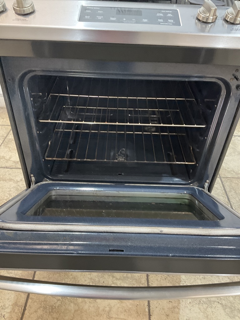 Ge Used Natural Gas Stove 30inches (Stainless Steel) 
