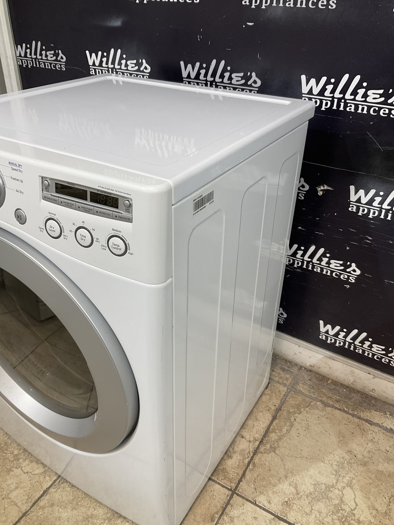 Lg Used Electric Dryer 220volts (30 AMP) 27inches {3 prong} (White) 