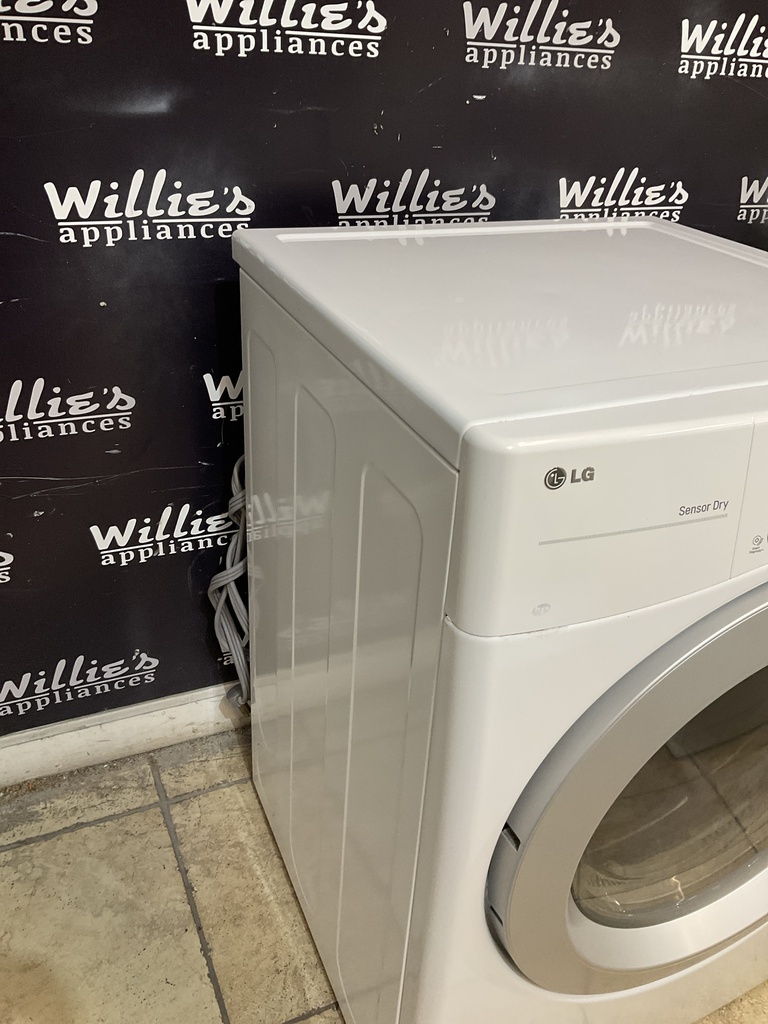 Lg Used Electric Dryer 220volts (30 AMP) 27inches {3 prong} (White) 