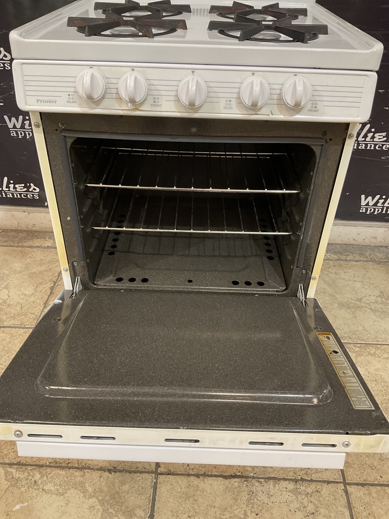 Premier Used Natural Gas Stove 24inches (White) 