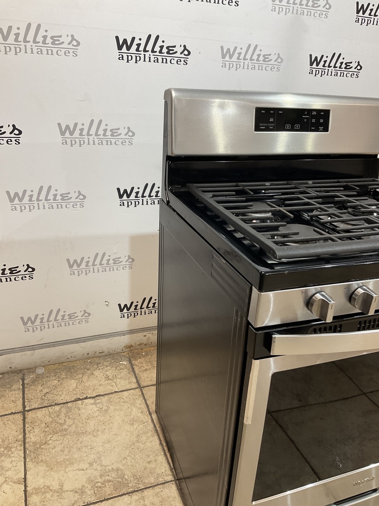Whirlpool Used Natural Gas Stove 30inches (Stainless Steel) 