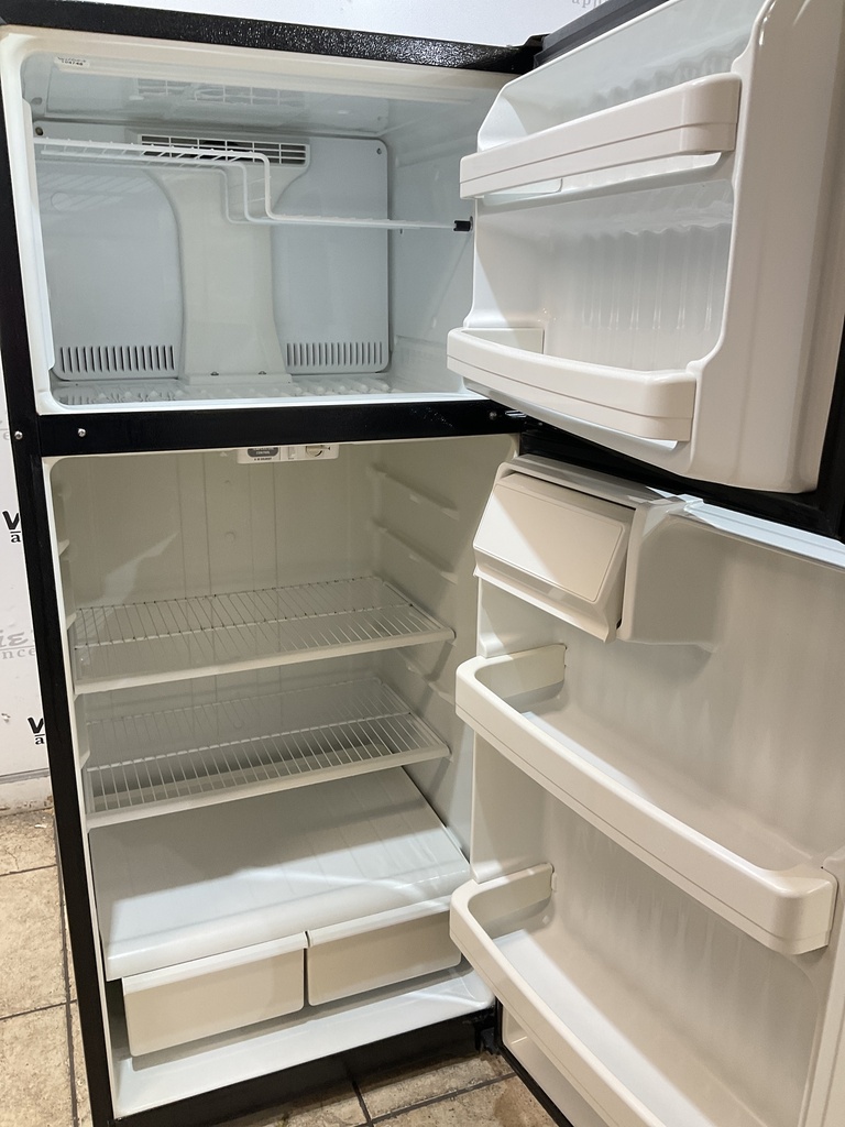 Hotpoint Used Refrigerator Top and Bottom 28x64 1/2” (Black) 