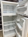 Frigidaire Used Refrigerator Top and Bottom 30x66 (White) 