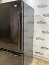 Maytag Used Refrigerator Top and Bottom Mount 30x66 (Black) 