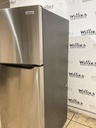 Frigidaire Used Refrigerator Top and Bottom 30x66 (Stainless Steel) 