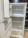 Whirlpool Used Refrigerator Top and Bottom 28x63 (white) 