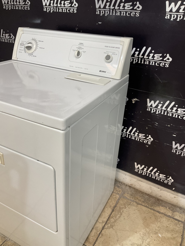 Kenmore Used Electric Dryer 220volts (30 AMP) 29inches {no cord} (White)
