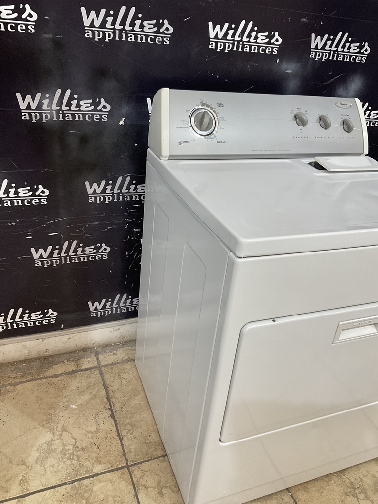 Whirlpool Used Electric Dryer 220volts (30 AMP) 29inches {3 prong} (White) 
