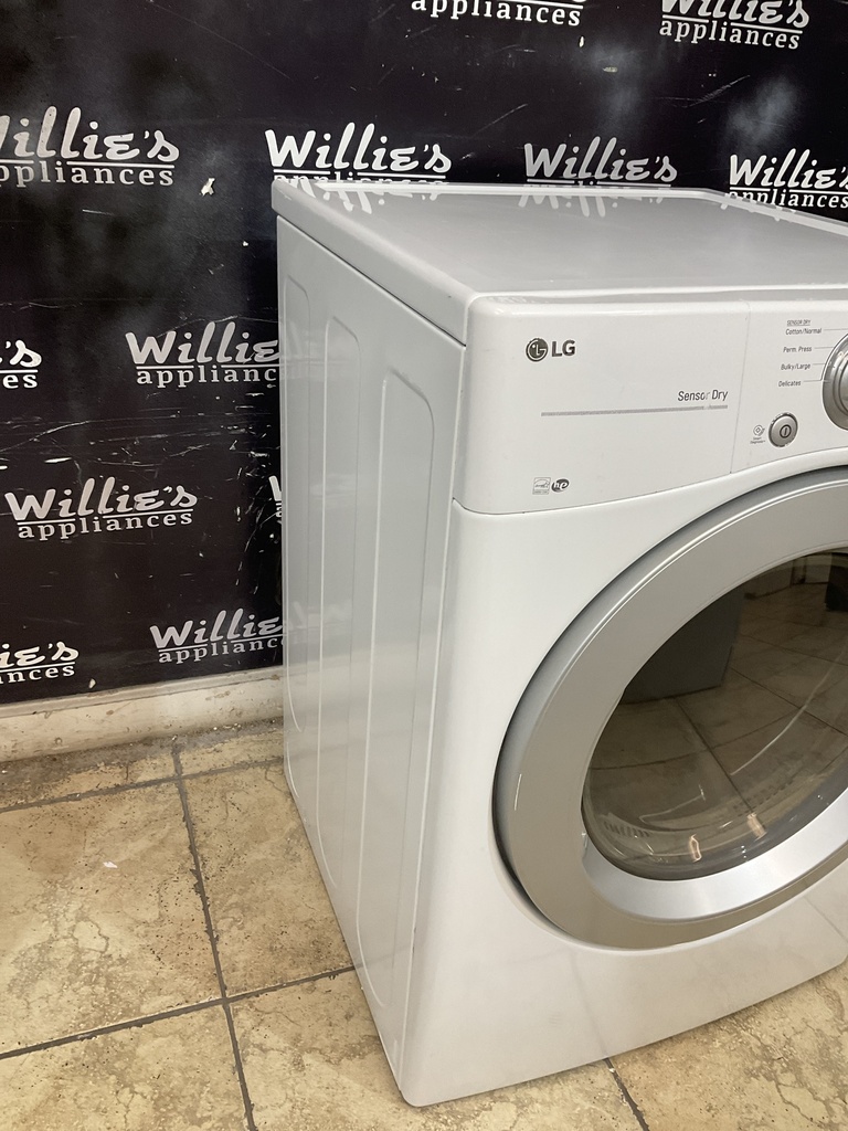 Lg Used Electric Dryer 220volts (30 AMP) 27inches {4 prong} (White) 