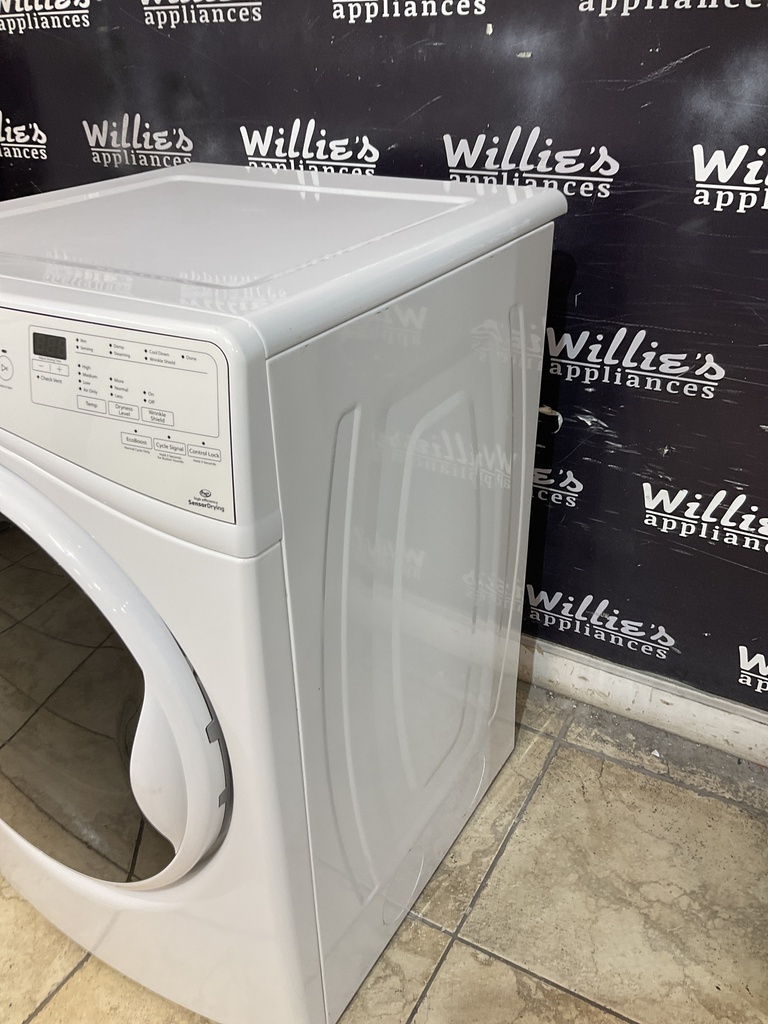 Whirlpool Used Electric Dryer 220volts (30 AMP) 27inches {3 prong} (White) 