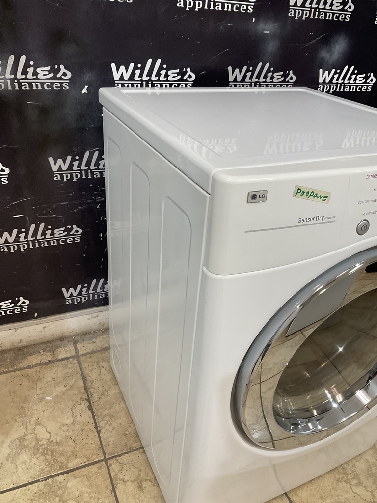 Lg Used Gas Propane Dryer 27inches (White) 