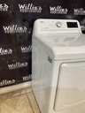 Lg Used Electric Dryer 220volts (30AMP) 27inches {no cord} (white) 