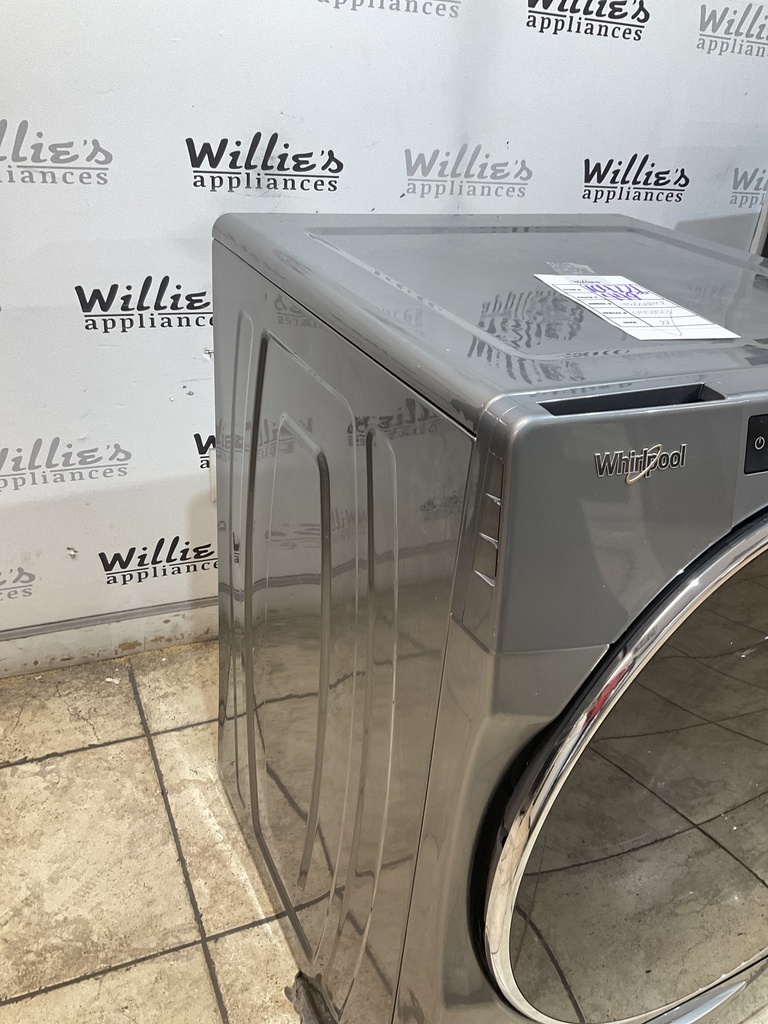 Whirlpool Used Washer Front-load 27inches (Grey) 