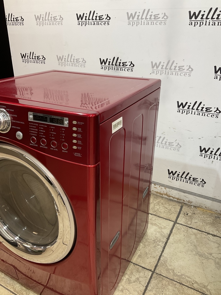 Lg Used Washer Front-load 27inches (Red) 