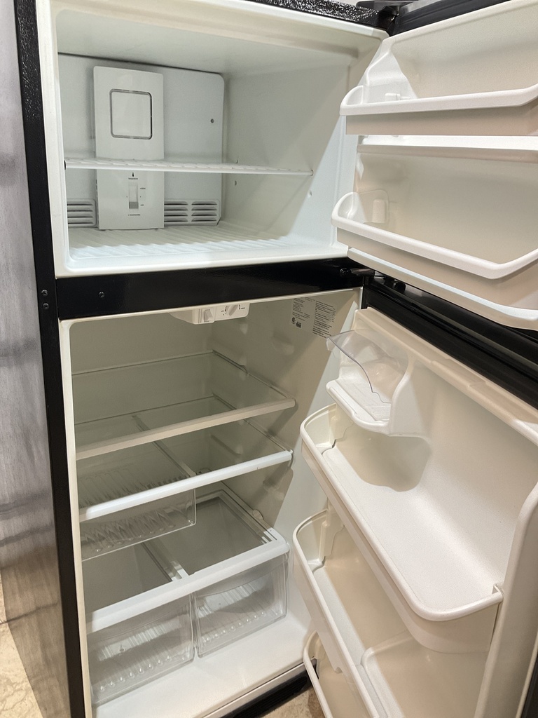 Frigidaire Used Refrigerator Top and Bottom 28 1/2” x 65” (Stainless Steel) 