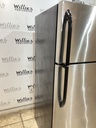 Frigidaire Used Refrigerator Top and Bottom 28 1/2” x 65” (Stainless Steel) 