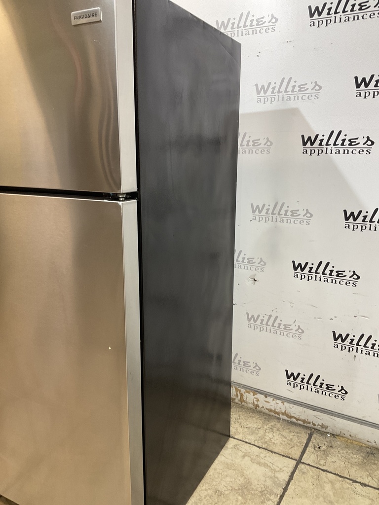 Frigidaire Used Refrigerator Top and Bottom 28 1/2” x65 (Stainless Steel)