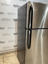 Frigidaire Used Refrigerator Top and Bottom 28 1/2” x 65” (Stainless Steel) 